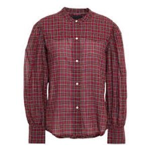 Niki Lotan Red XS Button Down